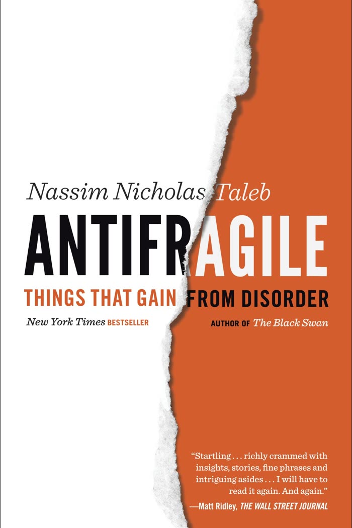 Cover of Antifragile by Nassim Nicholas Taleb