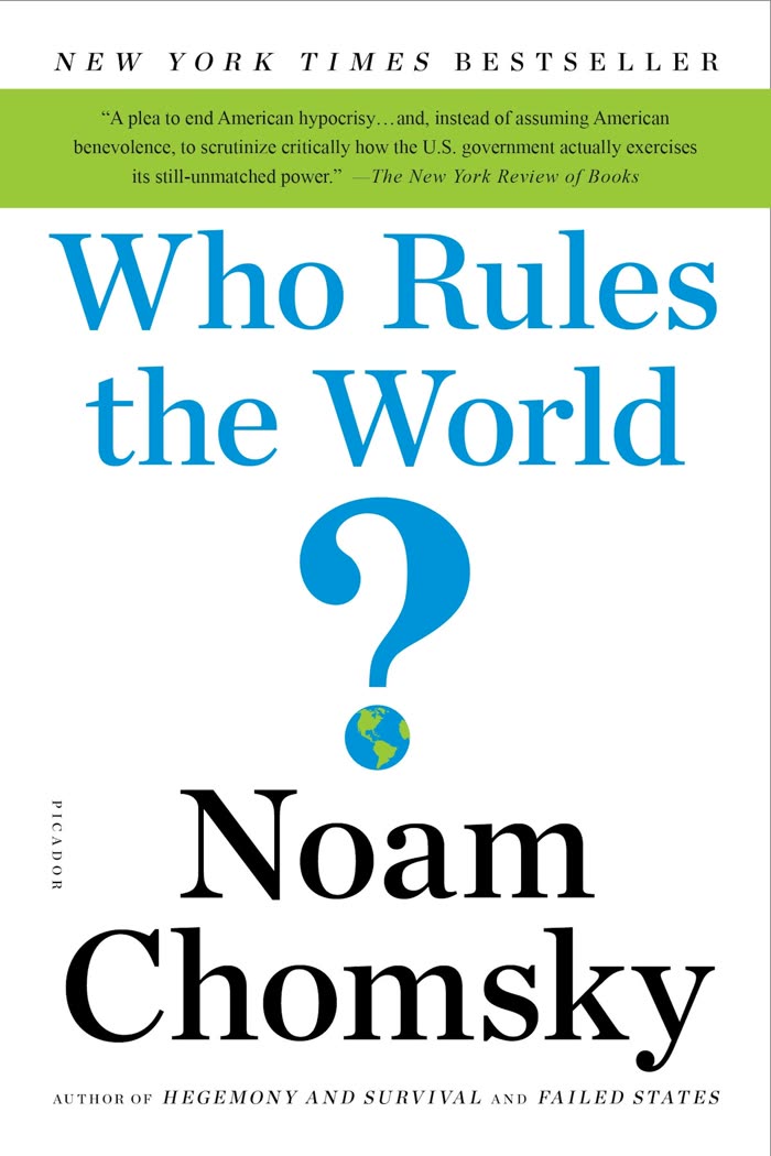 Cover of Who Rules the World? by Noam Chomsky